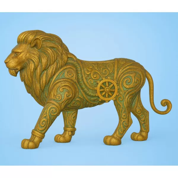 Ornate Lion Statue (High Detail) - Model preview 1