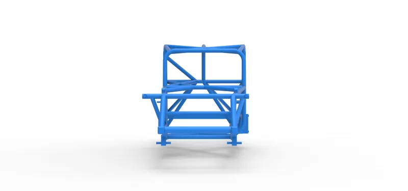 Frame of Canadian vintage modified stock car Scale 1:25 - Model preview 5