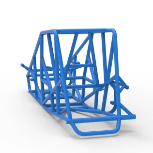 Frame of Silver Crown Car Scale 1:25 - Model thumbnail 10