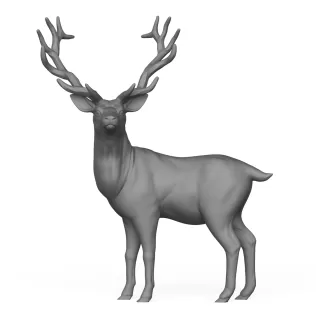 Stag Deer Animal - Model thumbnail 3