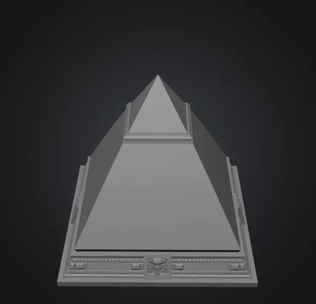 pyramid sculpture - Model preview 3
