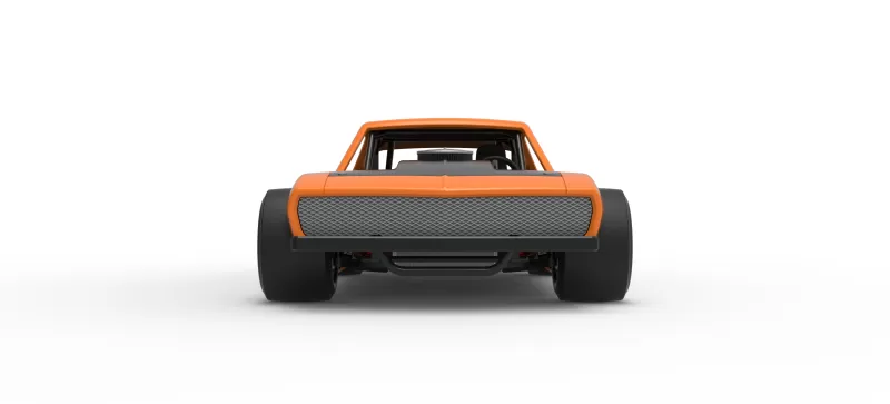 Vintage Asphalt Modified stock car V12 Scale 1:25 - Model preview 7