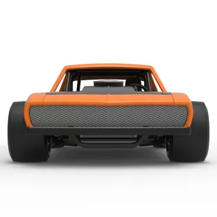 Vintage Asphalt Modified stock car V12 Scale 1:25 - Model thumbnail 7