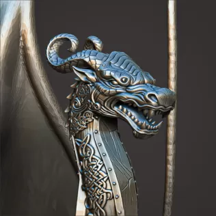 Viking Drakkar #RoZ - Model thumbnail 8