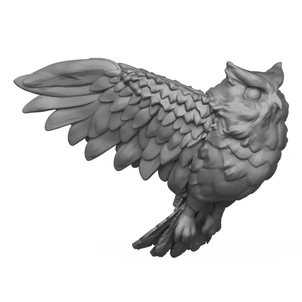 Owl Bird - Model preview 2