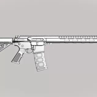 AR 15 #RoZ - Model thumbnail 4