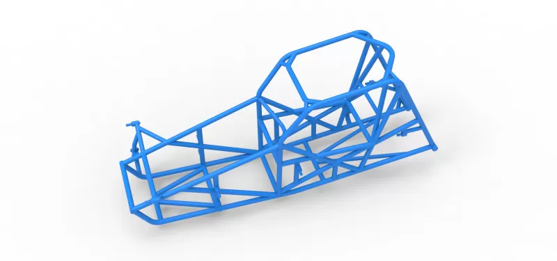 Frame for Sprint car Version 2 Scale 1:25 - Model preview 2