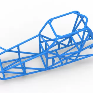 Frame for Sprint car Version 2 Scale 1:25 - Model thumbnail 2