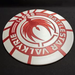 Battlestar Valkyrie BSG-41 Wall Plaque - Model thumbnail 4