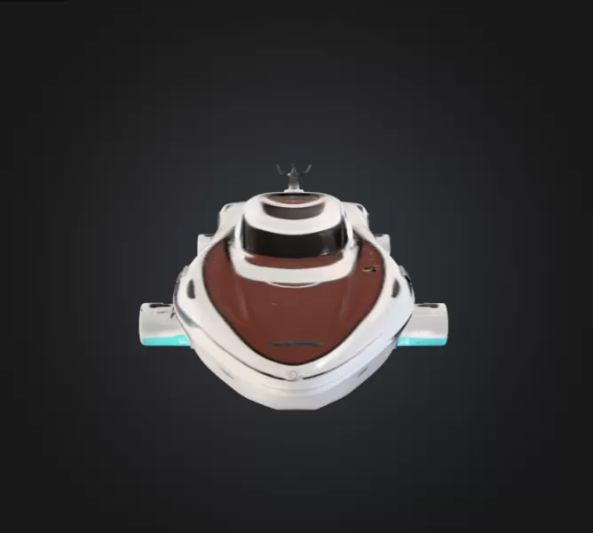 Sci-fi Yacht - Model preview 2