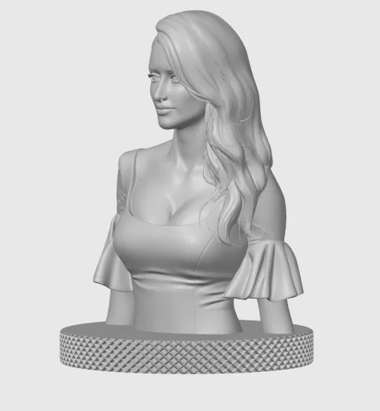 Penélope Cruz 3D Bust Print - Model preview 4