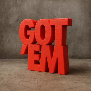 3D Got 'Em Decor, Sneakerhead Gift, Sneaker Art Accessory - Model thumbnail 6