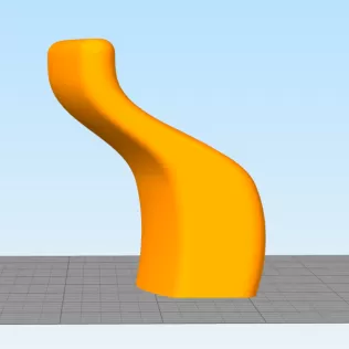 Helmet holder on wall - Model thumbnail 2