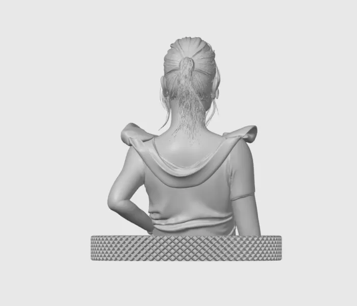 Kristen Bell 3D Bust Print - Model preview 7