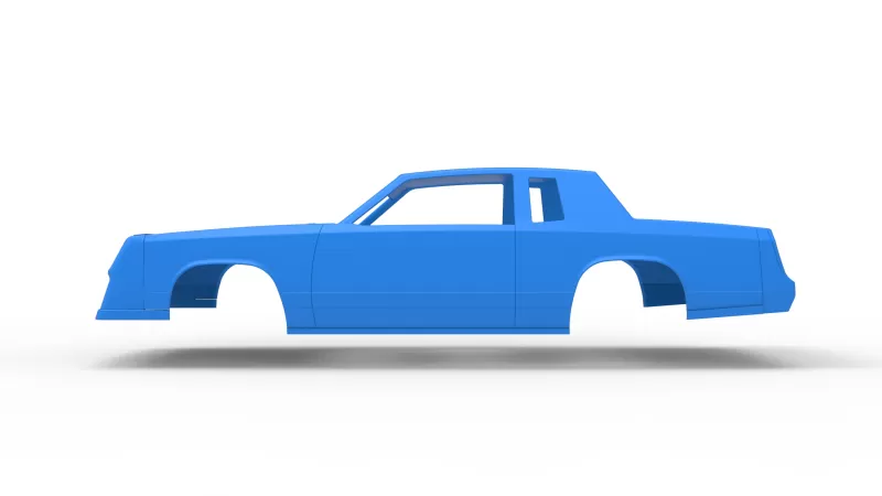 Shell of IMCA Stock car Version 2 Scale 1:25 - Model preview 7