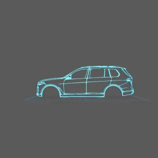 BMW - X7 G07 2019 Wall Art