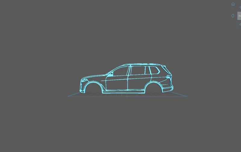 BMW - X7 G07 2019 Wall Art - Model preview 1