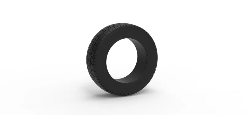 Race tire 10 Scale 1:25 - Model preview 1