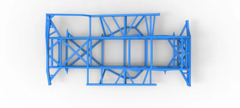 Frame of BriSCA Formula 1 Stock Car Version 2 Scale 1:25 - Model preview 8