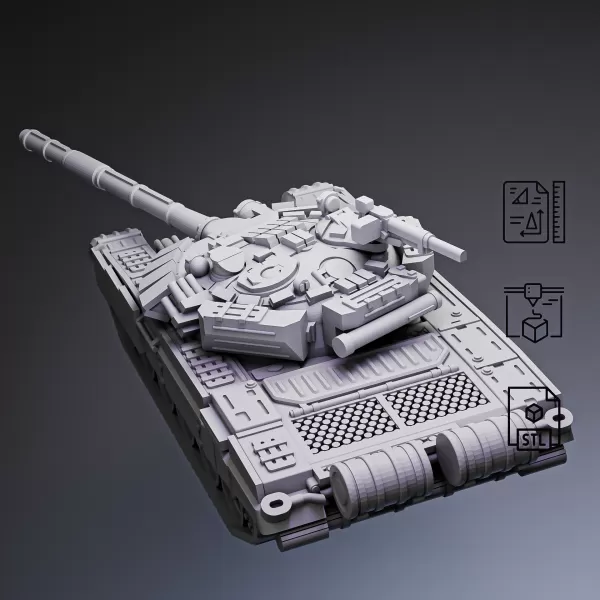 T-72 Main Battle Tank #RoZ - Model preview 5