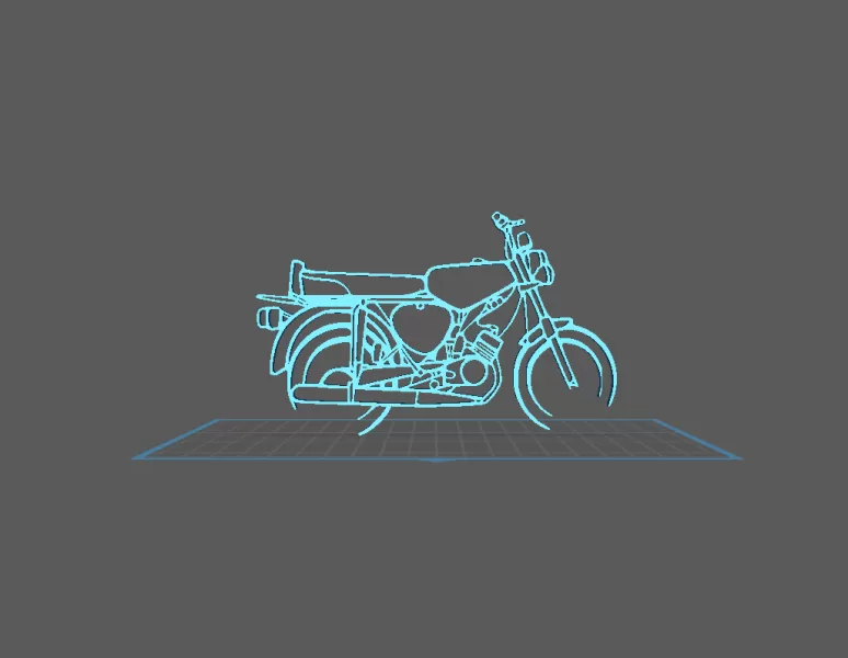 Simson - S51 Wall Art - Model preview 1