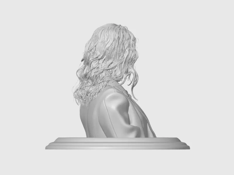 Elodie Fontan 3D Bust Print - Model preview 8