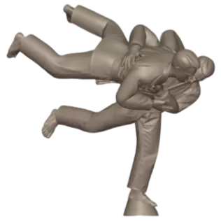 3D Judo Trophy – Premium Model for 3D Printing! - Model thumbnail 12