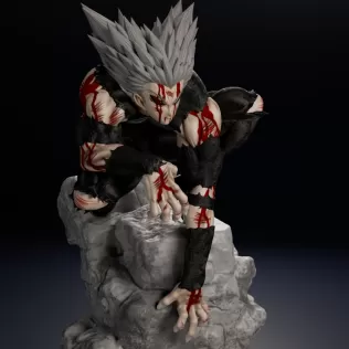 [One Punch Man] Garou - Model thumbnail 6