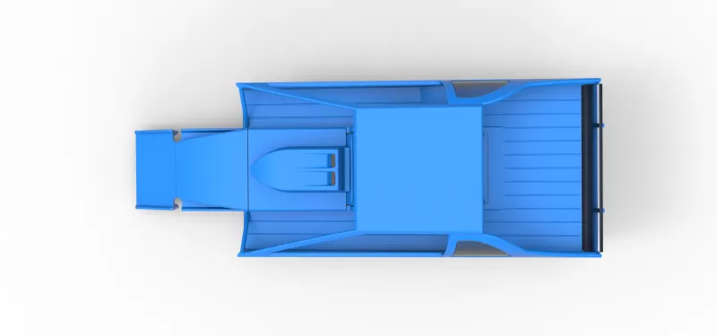 Shell of Northeast Dirt Modified stock car Version 2 Scale 1:25 - Model preview 9