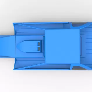 Shell of Northeast Dirt Modified stock car Version 2 Scale 1:25 - Model thumbnail 9
