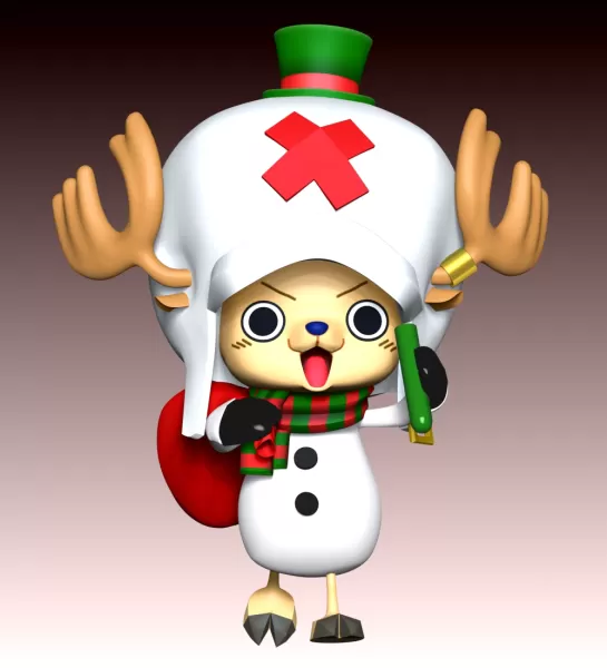 Tony Tony Chopper XMas - Model preview 3