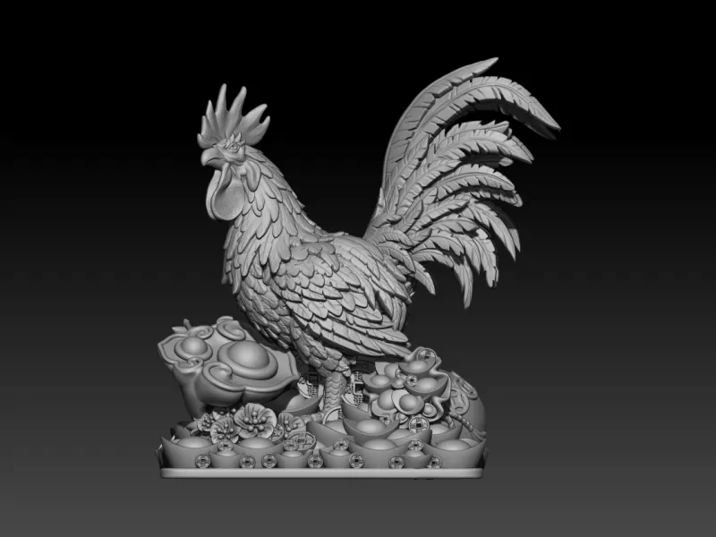 Zodiac Rooster - Model preview 1
