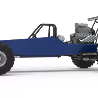 Vintage Mud dragster Scale 1:25 - Model thumbnail 2
