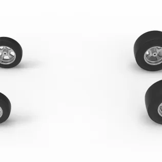 Wheel Set of Gasser Version 3 Scale 1:25 - Model thumbnail 5