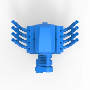 Engine V8 with double supercharger Version 8 Scale 1:25 - Model thumbnail 7