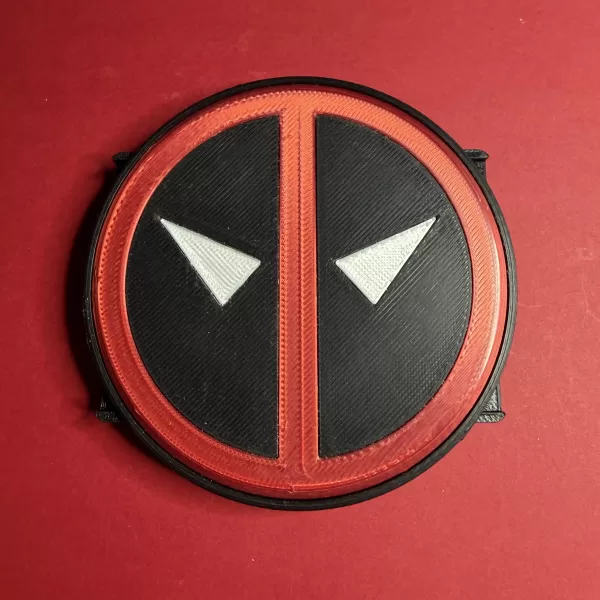 Deadpool Snaplock Belt Buckle - Model preview 1