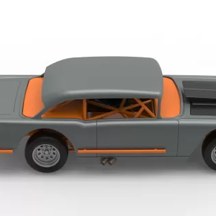 Vintage Dirt Modified stock car Version 9 Scale 1:25 - Model thumbnail 23