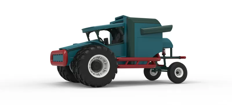 Racing Combine Harvester Version 2 Scale 1:25 - Model preview 2