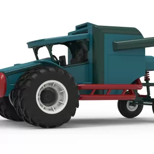 Racing Combine Harvester Version 2 Scale 1:25 - Model thumbnail 2