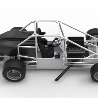 Experimental Pavement Silver Crown Car Base Version 3 Scale 1:25 - Model thumbnail 21