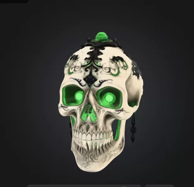 skull - Model preview 1