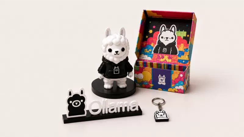 Ollama Inspired AI Mascot 3D Print - Model preview 1