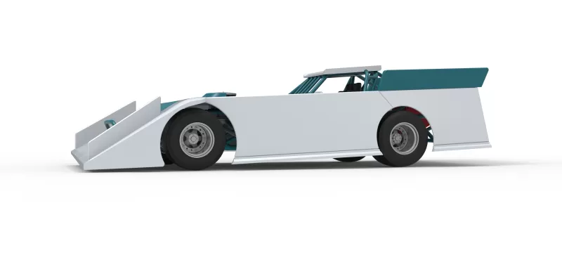 Wedge Dirt Late model Scale 1:25 - Model preview 2