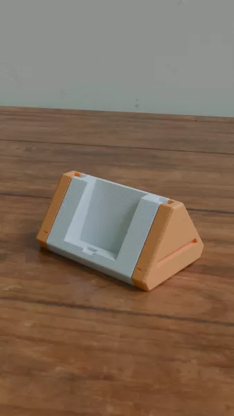 Cyberpunk Phone Dock – 3D Printed Futuristic Smartphone Stand - Model preview 5