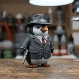 Brainrot pinguin hitman - Model thumbnail 2
