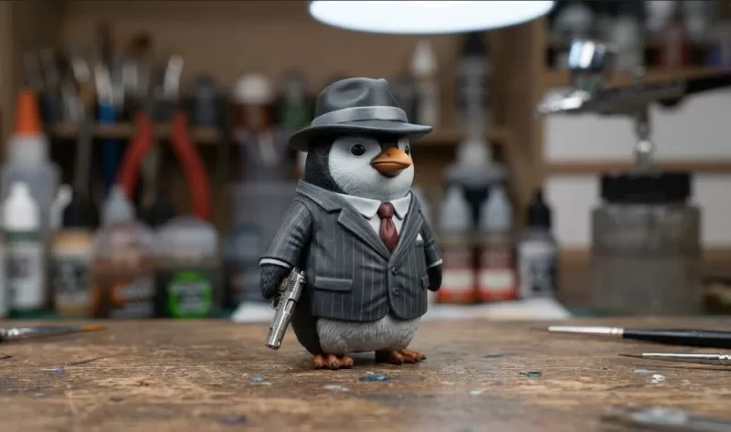 Brainrot pinguin hitman - Model preview 2