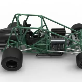 Pavement Silver Crown Car Base Scale 1:25 - Model thumbnail 23