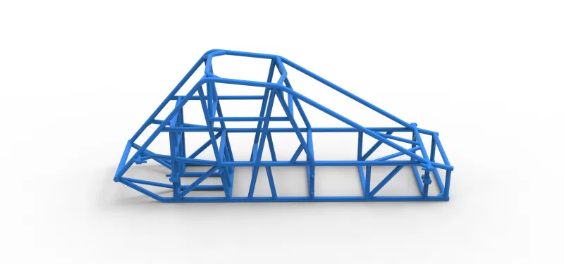 Frame of Experimental Pavement Silver Crown Car V2 Scale 1:25 - Model preview 13