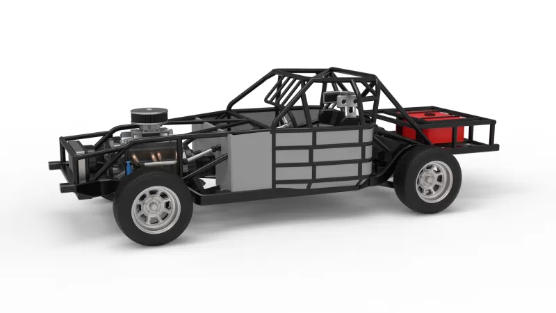 IMCA Stock car Base Scale 1:25 - Model preview 1