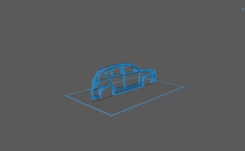 BMW - Serie 1 E87 2009 Wall Art - Model preview 2